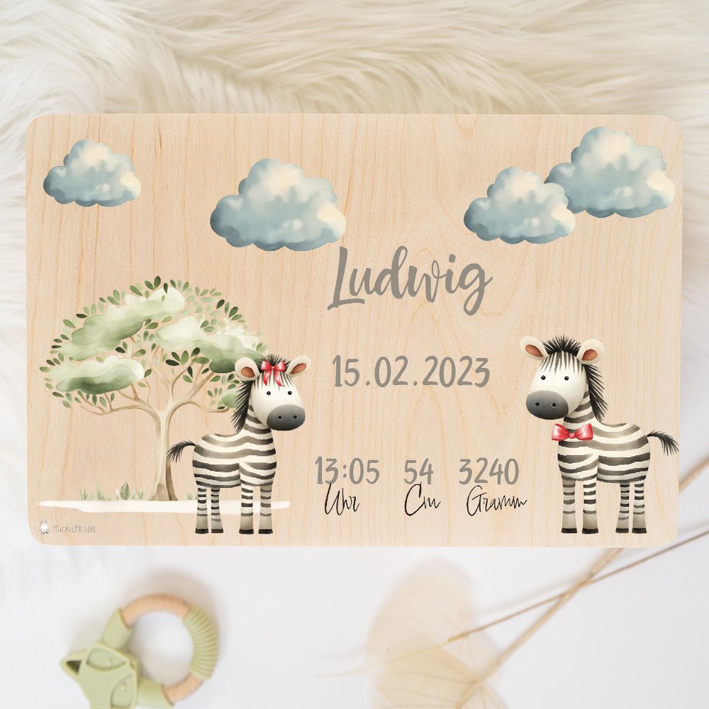 Erinnerungskiste Baby Zebra
