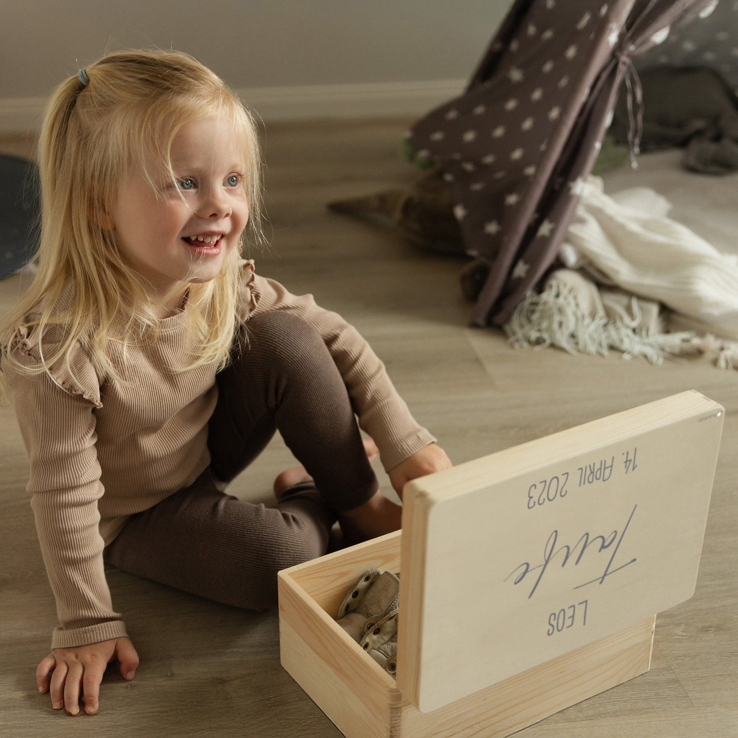 Erinnerungsbox Taufe mit Datum