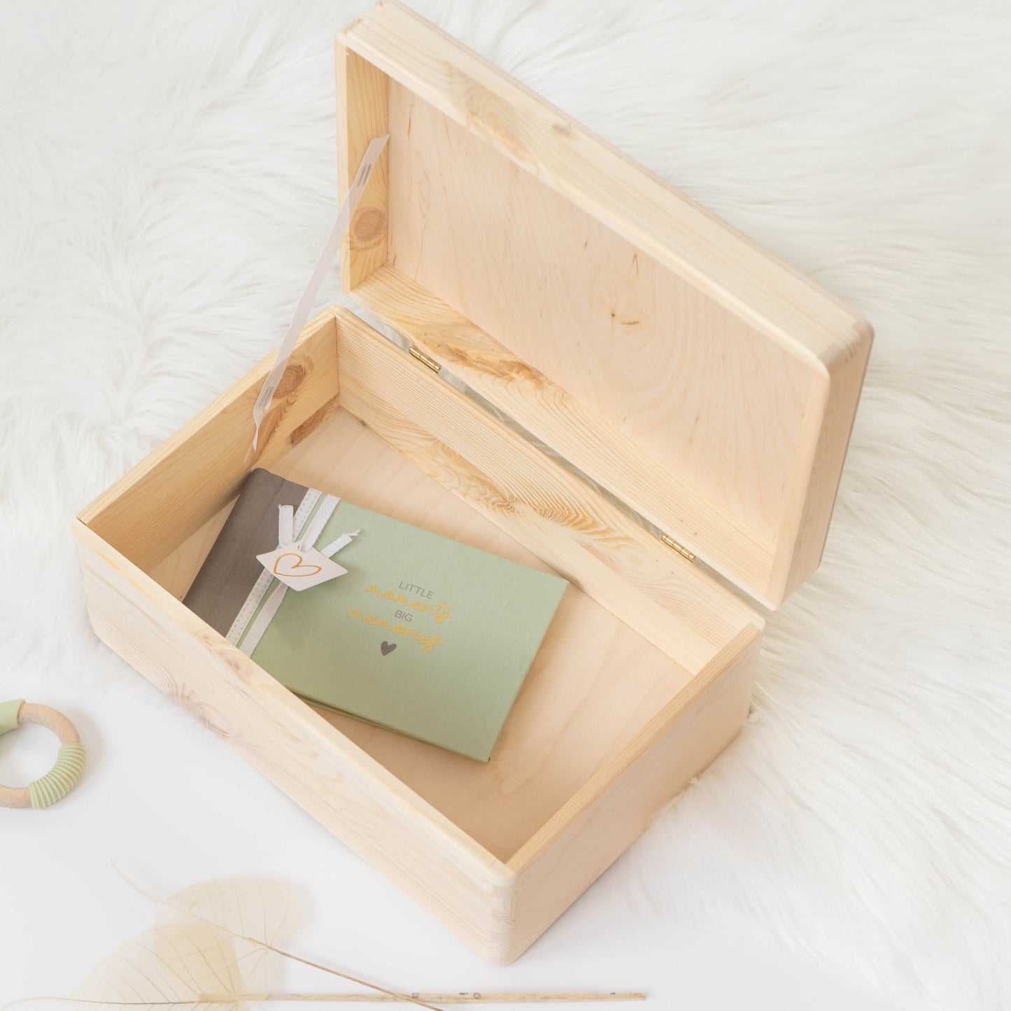 Erinnerungsbox Waldtiere mit Wunschtext