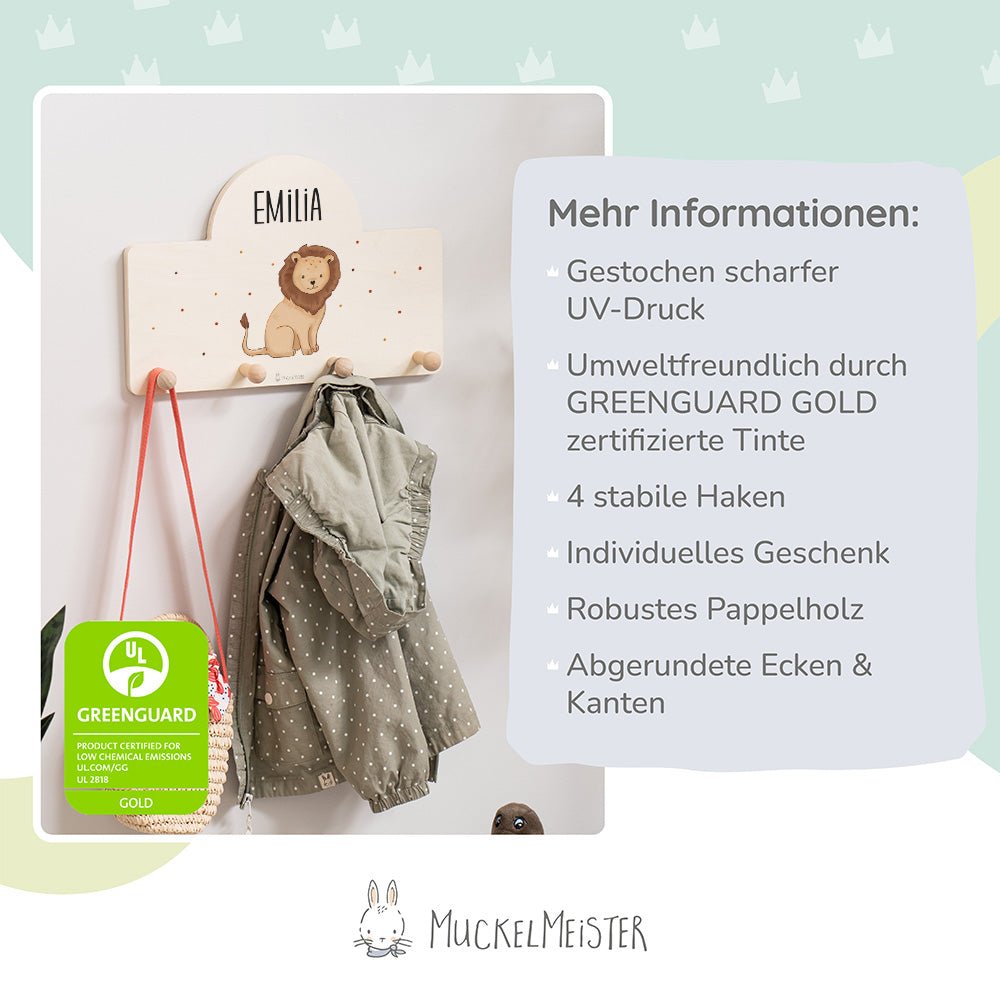 Kindergarderobe Personalisiert - Muckelfreunde