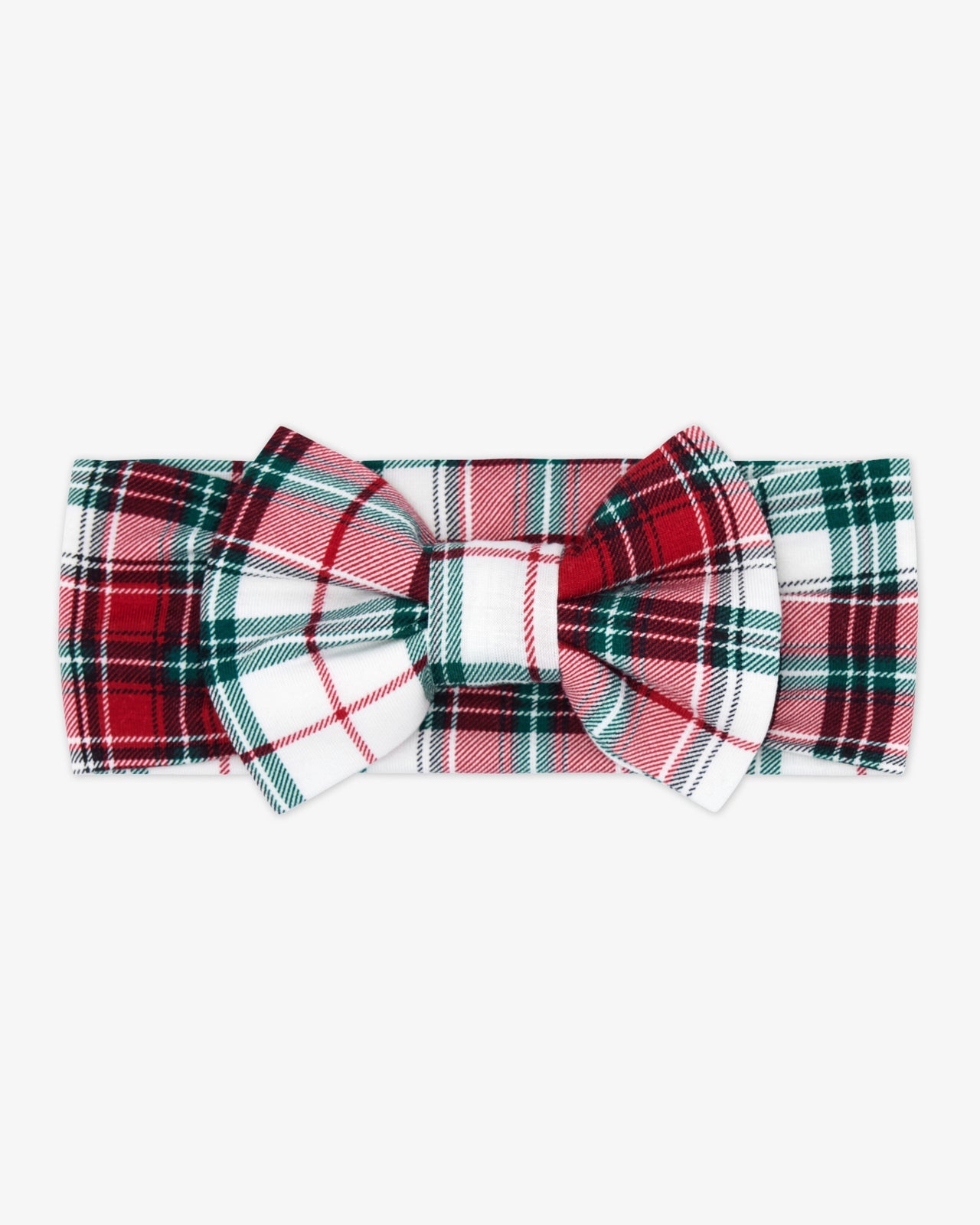 Holly Plaid Luxe Bow Headband