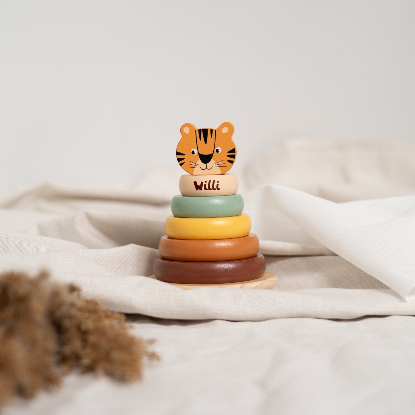 Stapelturm Tiger "Safari" personalisiert - ab 1 Jahr