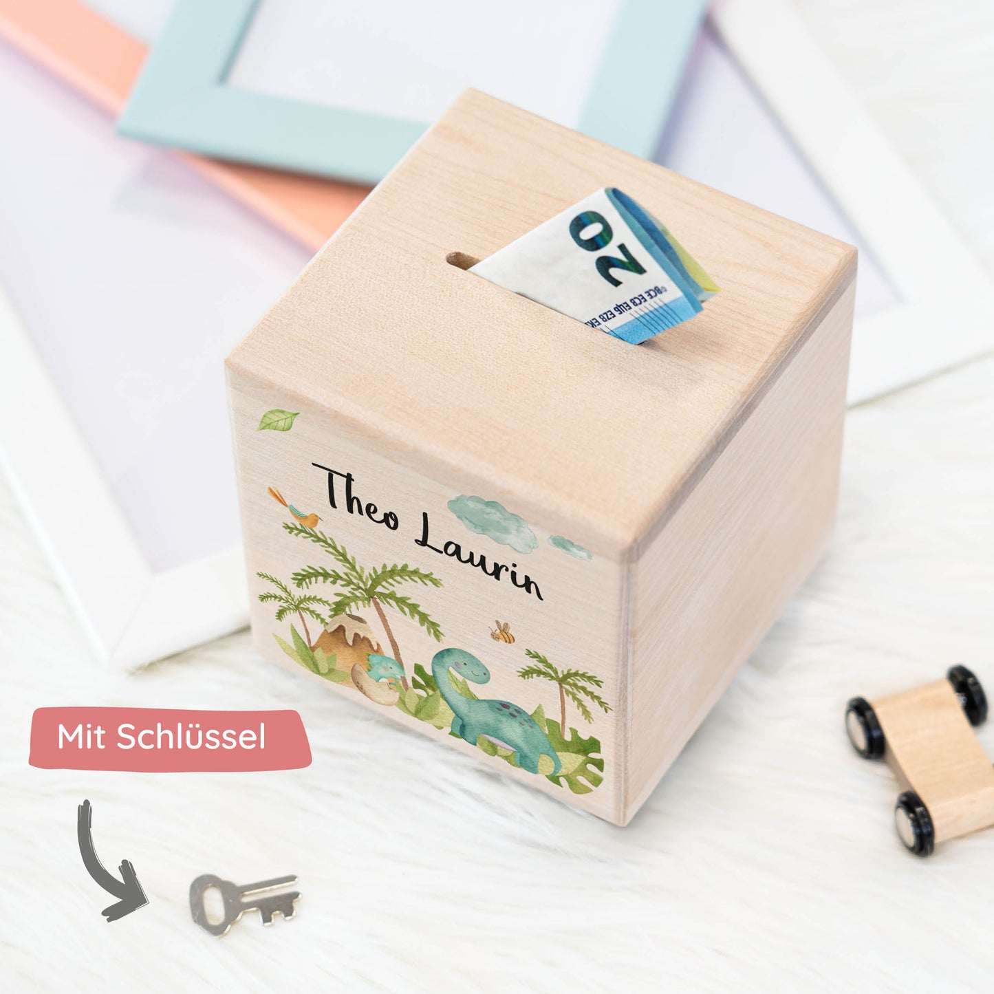 Spardose Personalisiert Dino